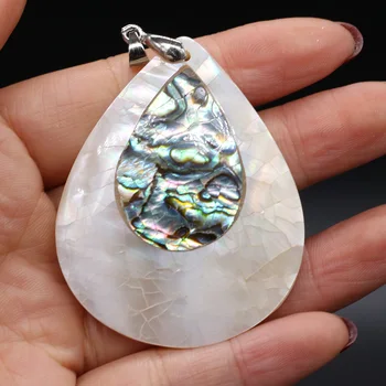 1pcs Prírodné Shell Charms perleť Shell Prívesky pre DIY Príslušenstvo Šperky Čo Náhrdelník pre Ženy Šperky Darček