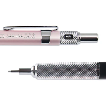 1Pcs SAKURA automatická ceruzka 0,3 mm / 0,5 mm kovový materiál nízke ťažisko, XS-303 / XS-305 náčrt ruka-natiahnutý komické ceruzka