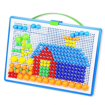 1Set 296Pcs húb klinec DIY Puzzle, hračky, detský vzdelávacie toyschildren je inteligentný 3D puzzle Skladačka rada darčeky