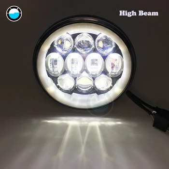 1set 5.75 palcový RGB projekčnej LED Reflektor Pre Dyna Sportster Softail5 3/4