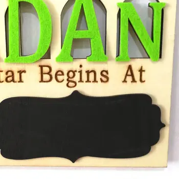 1Set Islam Ramadánu Časovač Na EID Mubarak Príchodom Drevené Visí Message Board Domov DIY Dekorácie Remesiel Strana Dodávky