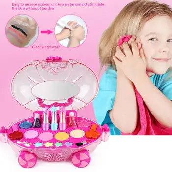 1set make-up Set Princezná Kozmetika Make-Up Set Pre Dievčatá Predstierať, že Hrať tvoria Hračky Pre Deti detský Princezná Zdobiť Princezná