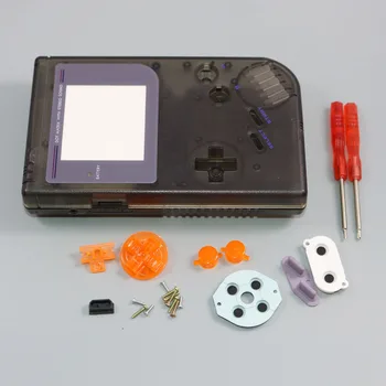 1set Pre Game Boy Klasická Hra Prípade Plastových Shell Kryt pre Nintend GB Konzoly bývanie Pre GB Prípade Skrutkovače Conductive pad D