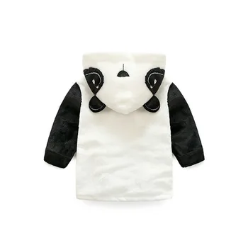 2 3 4 5 6 Rokov Dieťa Rúcha Flanelové Cartoon Panda Pyžamo Dieťa Oblečenie Pre Voľný Čas Dlhé Rukávy Teplé Dievčatá Chlapci Dieťa Sleepwear Detský Župan