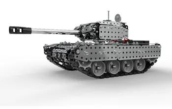 2.4 G 10CH RC Tank DIY Nehrdzavejúcej Ocele, Montáž Vozidiel, Nádrže, Kovové RC Model Auta, Montáž Hračky Pre Deti