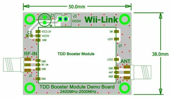 2.4 G 2W zosilňovač smerovanie signálu zosilňovač wifi/Zigbee Signál rozšírenie DEMO rada