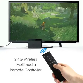2.4 G Bezdrôtový Multimediálny Diaľkovým ovládačom pre Sony PS4 Herné Konzoly, DVD lineárna vzdialenosť diaľkového controlover 10 metrov