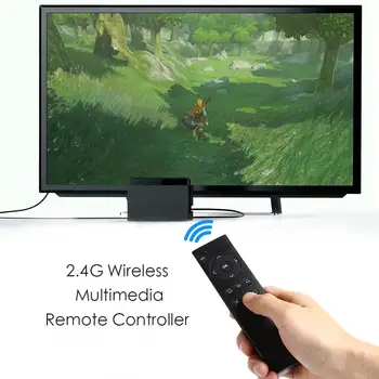 2.4 G Bezdrôtový Multimediálny Inteligentné Diaľkové ovládanie pre PS4 Hry Konzoly Médiá DVD Color Box Balenie Veľkosť Produktu 150*39*15 mm