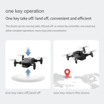 2.4 G Drone 4K FPV Wifi Kamera 480P 1080P HD širokouhlý Fotoaparát Video Live Quadcopter LS-MIN Diaľkové Ovládanie rc Quadcopter Skladovanie