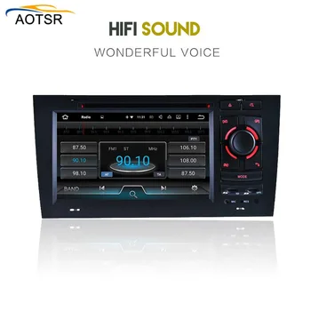 2 Din Android 8.0 Auto DVD prehrávač Pre AUDI A6 1997-2004 GPS Navigácie, Multimédiá autostereo WIFI Audio Stereo Rádio Headunit