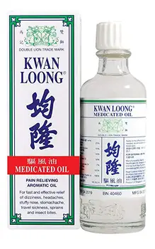 2 Fliaš* Kwan Loong Medikovaných Olej Úľavu od Bolesti - Veľkosť Rodiny 57ml