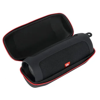 2 in 1 Hard EVA Vykonávať Zips Úložný Box Taška + Mäkké Silikónové puzdro Pre JBL Charge 4 Bluetooth Reproduktor pre JBL Charge 4 Case