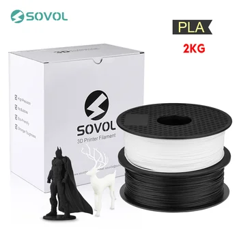2 KG/veľa Sovol 3D Tlačiarne Vlákna 1.75 mm CHKO Vlákna 3D Tlač Pero Materiál Rozmerová Presnosť +/- 0,02 mm Impresora 3D