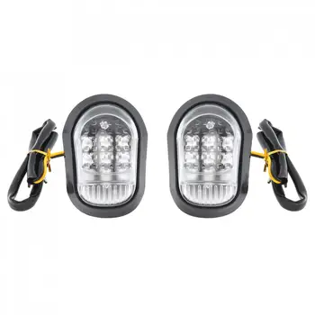 2 ks 12V Univerzálne Motocyklové Zase Signálneho Svetla Super Jasné LED Riadenia Indikátor Signálu Honeycomb Lampa Motocyklové Príslušenstvo