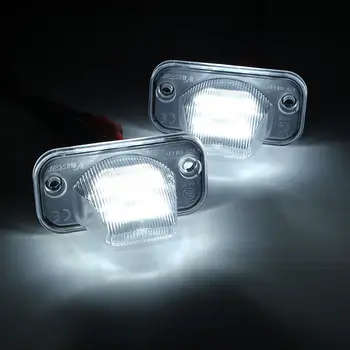 2 ks 18 Počet LED špz Svetlo Lampy pre VW T4 Transporter Candy Multivan MK4 Jetta Passat B5 B6 Combi Eurova