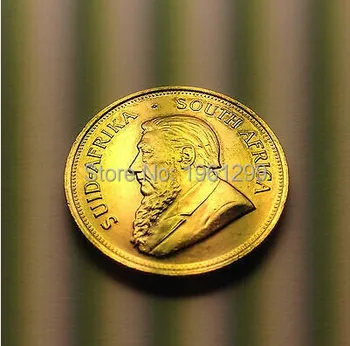 2 ks / 1972 juhoafrický Krugerrand 1 uncu zlata-á pamätné mince, medaily zahraničných zlatej mince v zbierke hranie