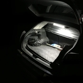 2 ks 72 LED Auto Interiéru Biele Pásy Svetla, Bar Interiéru Vozidla Lampa s On/Off vypínač pre Nákladné Vozidlo Camper Čln