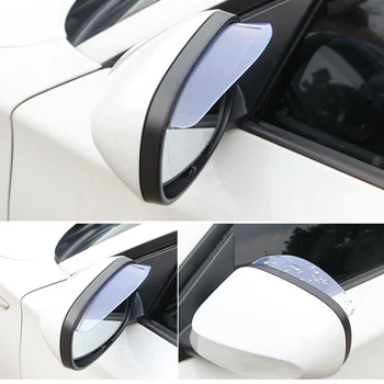 2 ks Auto Spätné Zrkadlo Dažďový Clonu Pre Mitsubishi motors asx lancer 10 9 x outlander xl pajero sport 4 l200 carisma