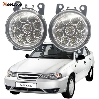 2 KS Auto Styling 9-Kusy LED Hmlové Svetlo Lampy na Daewoo Nexia Rok 2008 2009 2010 2011 2012 13 2016 Hmlové Svetlá H11 12V DRL