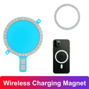 2 KS Bezdrôtové Nabíjanie Magnet Pre iPhone 12 11 Mini 11 Pro Max Xs Xr 8 Mobilný Telefón Prípade Silného Magnetického Zadný Kryt pre Magsafe