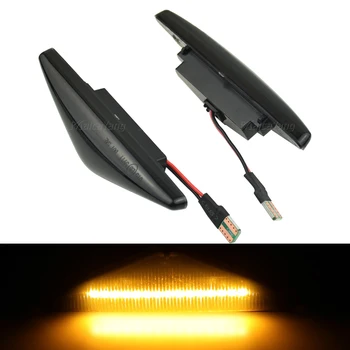 2 ks Bočné Repeater Svetlo Lampy LED Strane Marker Dynamické Zase Signálneho Svetla Blinker Lampa Pre Ford Focus Mk1 Pre Mondeo Mk3