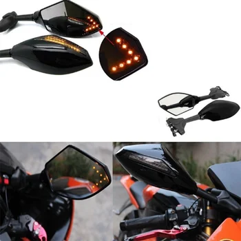 2 ks Clignotants Moto Pre Honda CBR 250 600 900 1000 RR LED Zase Signálne Kontrolky Motocykel Spätné Bočné Zrkadlá Retroviseur