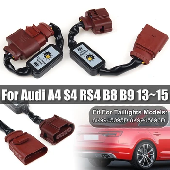 2 ks Dynamické Zase Signálu Indikátor LED zadné svetlo Modul Kábel Drôt Postroj Pre Audi A4 S4 RS4 B8 B9 13~15 Vľavo a Vpravo zadné Svetlo