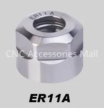 2 ks ER11 vysokou presnosťou plná veselých upínaciu maticu ER11A Matica Vretena pre ER COLLET, CNC collet chuck Orechy