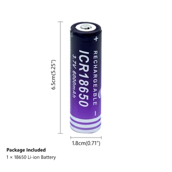 2 ks ICR 18650 Batérie ( Tlačidlo Hore ) NEXcell 6000MAH Nabíjateľná Lítium-kovové kontakty batérie Baterku Li ion 18650 Buniek palubného telefónu Hračka