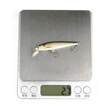2 ks Mini Minnow Rybárske Návnady 6,5 cm 2,7 g Hluku Model Realisticky Minnow Návnadu Swimbait Crankbait Top Vody Basy Ryby Lure