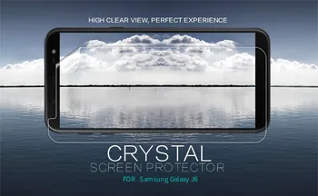 2 KS NILLKIN Fólia Pre Samsung Galaxy J6 Screen Protector, Anti-Glare Matný Super Vysokú Zmazať Displej Ochranný Film