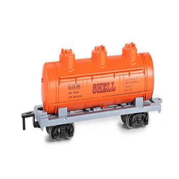 2 ks Plastových TTrain Kontajner Železnice Rozloženie Všeobecné Vlak Príslušenstvo Tanker Nákladnú Prepravu Uhlia Passager Auto