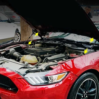 2 ks Predné Kapoty Kapotu Zdvihnite Podporu rod Kryt Motora Hydraulické Plyn Pružinové Vzpery Prút Pre Ford Mustang 2016 2017 2018 2019