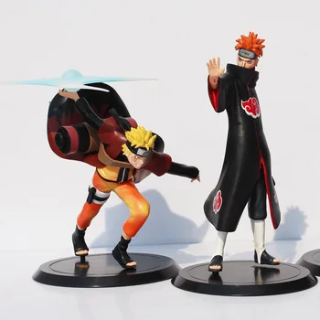 2 ks/veľa 16-18 cm Anime Naruto Shippuden Uzumaki Naruto VS Pain Obrázok Hračky super Model Bábiky pre Deti