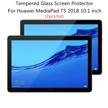 2 ks/veľa 9H Tvrdeného Skla Screen Protector Pre Huawei MediaPad T5 10 2018 10.1 palcov Tablet Ochranná Fólia Pre AGS2-W09 L09