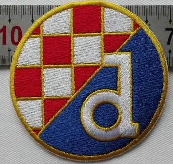 2 ks/veľa futbal Futbal fussball klub Tím GNK Dinamo Záhreb logo žehlička na Patch Aufnaeher Nášivka Buegelbild Vyšívané