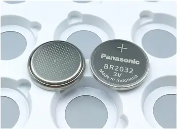 2 ks/veľa Panasonic BR2032 BR 2032 3V Li-ion Batéria Vysoká teplota, Tlačidlo Mince Batérie Bunky