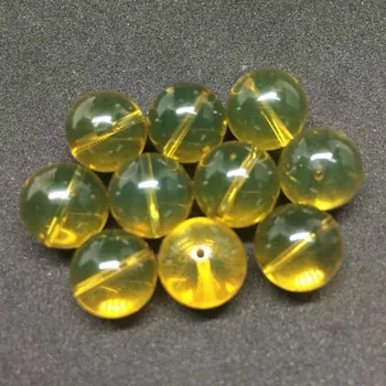 2 ks/veľa prírodný žltý 10-10.5 mm Korálky gemstonelue modrá žltá mužov a ženy šperky Korálky 2A+Mexica Modrá Žltá Doprava Zadarmo