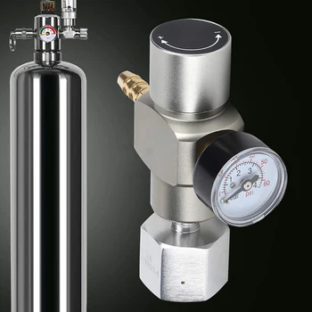 2 v 1, CO2 Mini Regulátor Plynu CO2 Nabíjačku TR21X4 0-30 PSI Súdok Nabíjačka pre Európske Soda Stream Pivo Kegerator
