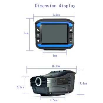 2 v 1 dual voice vysielanie včasného varovania zariadenie VG3 mobilný radar elektronické psa jazdy recordefor Osobné Auto Príslušenstvo