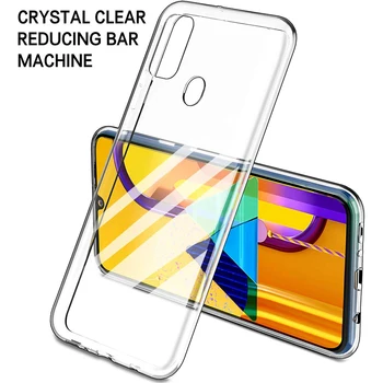 2-v-1 Sklo + Full Cover obal pre Samsung Galaxy M31 M31S M30s Silikónové puzdro pre Samsung M31 M30 M30s Screen Protector