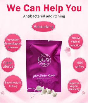 20 Ks/Veľa QGW Krásny život tampon čisté bod vaginálne tampóny detox pearl hygienické výrobky