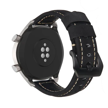 20 mm 22 mm Originálne Kožené hodinky remienok Pásmo pre Samsung Výstroj S3 S2 Galaxy 42/46 mm aktívne Amazfit Stratos 2 2S náramok pásma