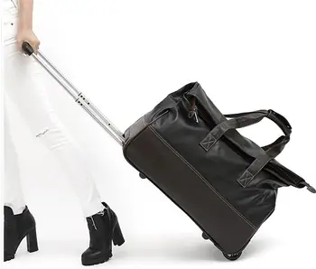 20-Palcový Cestovné vozíka Odkladacia taška na kolieskach 24 Palcový mužov Cestovné vozíka Koľajových tašky Ženy kolesových Taška Business kufor batožiny