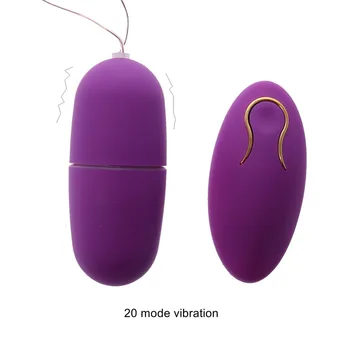 20 Režimy Tichý Bullet Vibrátory Nepremokavé Bezdrôtové Diaľkové Ovládanie Vibračné Vajíčka, Dospelých Masér Sexuálne Hračky pre Ženy