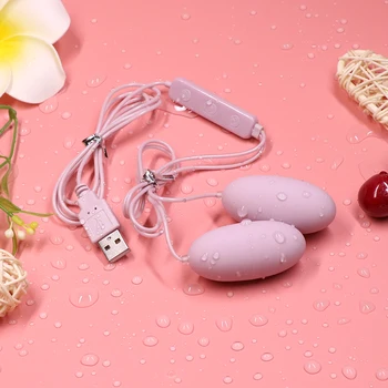 20 Rýchlosť Vibrátor Vajcia G-Spot Masáž Nastaviteľné USB, Diaľkové Ovládanie Mini Vibračný Stimulátor Klitorisu Žena Masturbovať Hračky