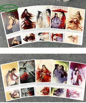 200 ks/Set Anime Tian Guan Ci Fu Pohľadníc/Pohľadnice/Message Karty