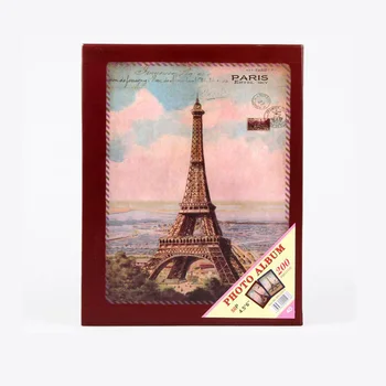 200 Listov Eiffelova Veža Foto Album Album Interleaf Typ Klasického 6 Palcový Európskej Fotoalbum Festival Darček