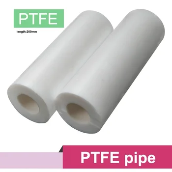 200 mm dĺžka, biela PTFE trubice Polyvinylidene rúry Fluorid palice