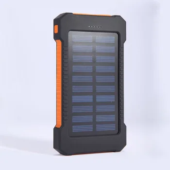 20000mAh Top Solar Power Bank Nepremokavé Núdzové Nabíjačky Externú Batériu Powerbank Pre Xiao MI iPhone Samsung LED SOS Svetlo